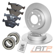 BREMSENSET BREMSENKIT + RADLAGER VOLL Ø245 HINTEN FÜR AUDI 80 CABRIO B4 1.8-2.8