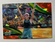 2025 Topps Chrome Tennis Sapphire Edition Madison Keys Orange /25 #33