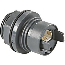 Bulgin PXP6033TP/E Buccaneer 6000 Socket RJ45 Socket Black 1pc