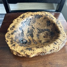 12 Burr Oak Burl Wood Centerpiece Bowl