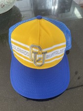 Rare Colorado Buffaloes vintage stripes snapback mesh hat NCAA football Not Worn
