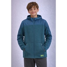 Under Armour Boys Storm ColdGear Hybrid Jacket Teal Blue XL NWT