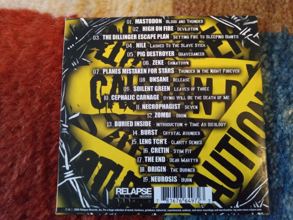 CD Album - Contaminated - Relapse Records Label Sampler Vol 7 Compilation disc - Image 2 of 4