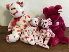 Ty Beanie Buddies Valentina & Smooch-regular  beanies babies Kissy & Smooch 