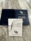 2014 W American Silver Eagle Uncirculated West Point (OGP Box & COA) NO COIN