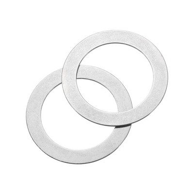 60pcs 304 M17x24x0.2mm Stainless Flat Washers for General Use