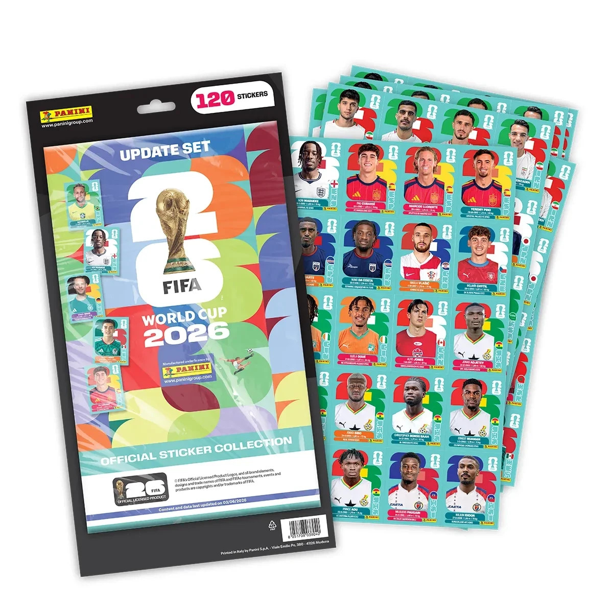 FIFA World Cup 2026 Panini Official Sticker Collection - Update Set