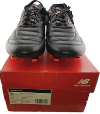 New Balance 442 Pro FG V2 Soccer Cleats Black Red Mens Size 13 2E Wide MS41FMBK