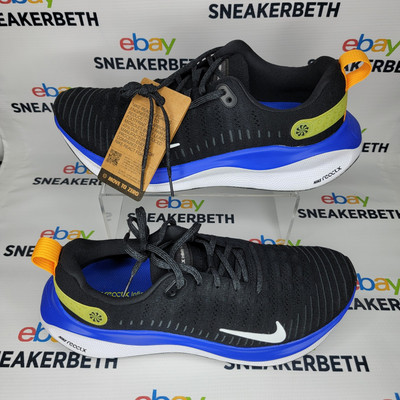 Nike ReactX Infinity Run Flyknit 4 Black Blue MEN'S 11 DR2665 005