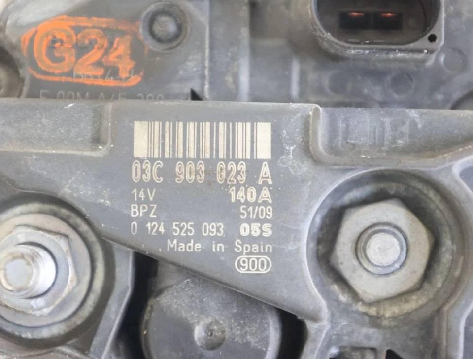 alternatore VW GOLF PLUS 1.4 118 kW 160 HP gasoline 92458 - Image 4 of 4