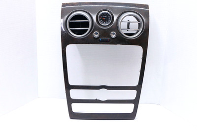   2004-2010 Bentley Continental GT Flying Spur Center Wood Radio Bezel Trim Dash