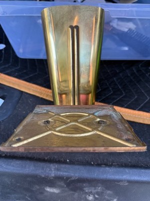 Kieninger Obergfell clock part Brass wall mount made in West Germany