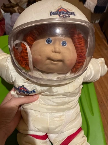 Vintage 1985 Cabbage Patch Kids Young Astronaut Doll w/Orig Space Suit & Helmet