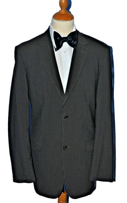 DIGEL SAKKO Casual Life TUCH STRETCH Gr. 102 52-54 groß+schlank BRAUNSCHWARZ