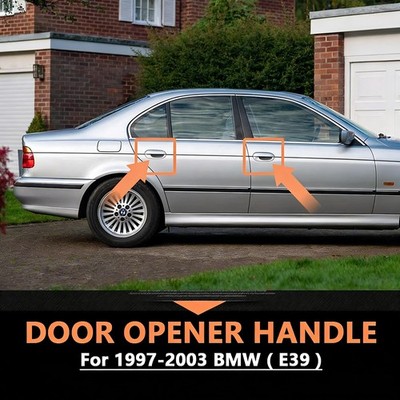 Front & Rear Exterior Door Opener Handle for 1997-2003 E39 BMW