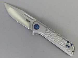 CRKT LANNY Liong Mah 6525 Satin Blade Liner-Lock Folding Knife never used
