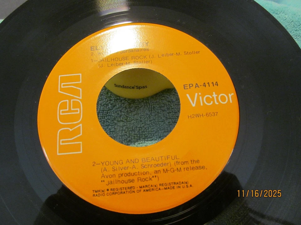 ELVIS PRESLEY EPA 4321 KING CREOLE VOL 2 RARE ORANGE LABEL NM/NM - Image 4 of 4