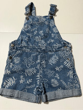 du pareil au meme overall shorts tropical blu...