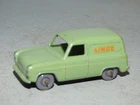 Matchbox Lesney 59 Ford Thames Van Singer green grey plastic wheelscrimped axles