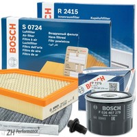 Bosch Inspektionspaket Filterset Satz Aktivkohle Ford Fiesta 7 Puma 1.0 Ecoboost