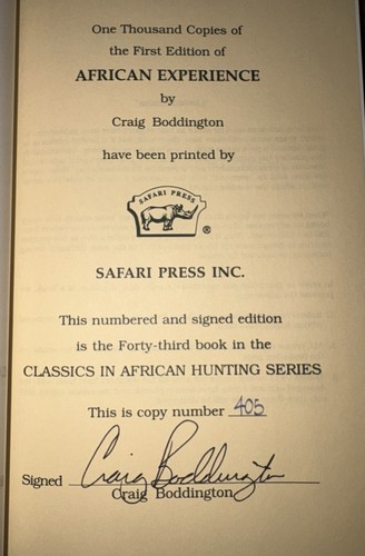 African Experience Craig Boddington African Game Hunting Elephants Lions Buffalo - Imagen 6 de 12