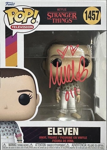 🔥Funko Pop! Stranger Things: Eleven #1457 Signed Millie Bobby Brown W/COA!🔥