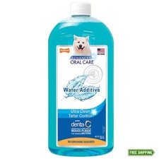 Nylabone Advanced Oral Care Dental Water Additive  Liquid Tartar Remover for...