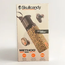 Skullcandy Method 360 ANC Wireless Bluetooth Earbuds Leopard