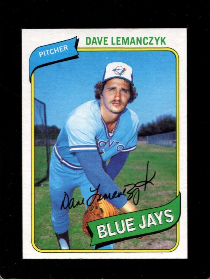 1980 TOPPS #124 DAVE LEMANCZYK EXMT BLUE JAYS NICELY CENTERED  *X14643