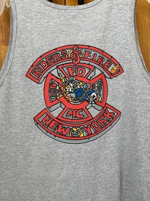 Riders of Fire FDMC New York Tank Top Motorcycle Club Firefighter (M)