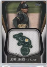 2020 Topps Jersey Sleeve Black 113/149 Jesus Luzardo #JJSP-JL Jumbo Patch gh4