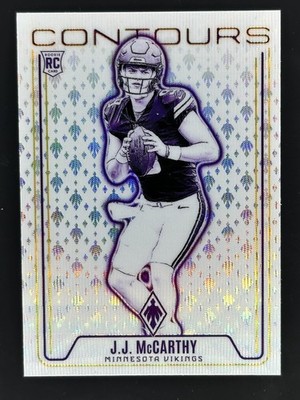 2024 Panini Phoenix #CON-JMY J.J. McCarthy Contours Wave