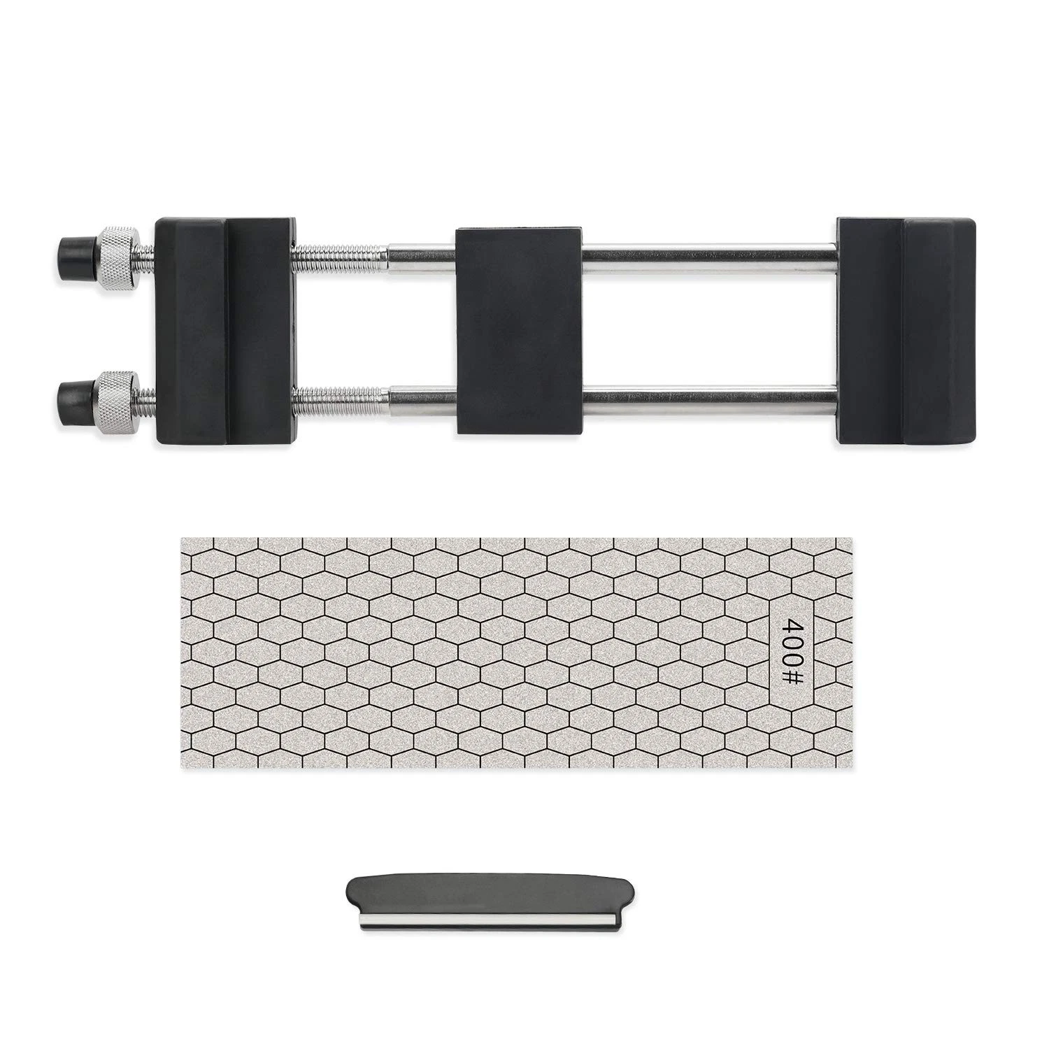 DMD Diamond Sharpening Stone Holder Set with Simple Adjustment Screws Holds t...