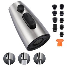 Kitchen Faucets Head with 3-Spray Modes with 9 Adapters for Kitchen Sink Faucet