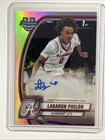2024-25 Bowman U Chrome Prospect Autograph LABARON PHILON Refractor Auto NBA!