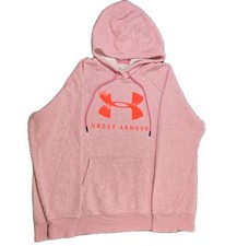 Under Armour Womens Pink Hoodie XXL Loose Fit Long Sleeve Sweatshirt 26021912 