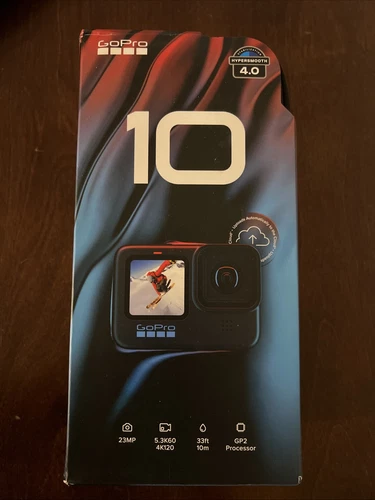 GoPro HERO10 Black 5.3K UHD Waterproof Action Camera with HyperSmooth 4.0-image