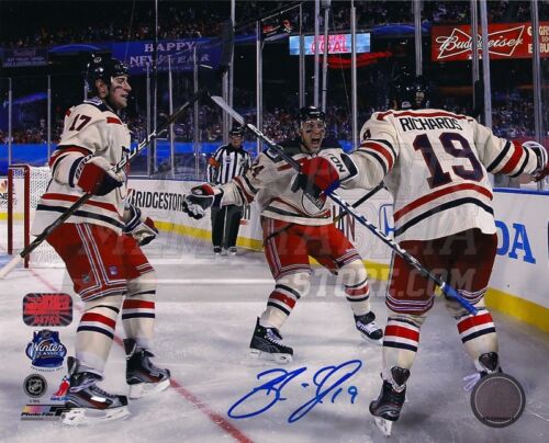 Brad Richards New York Rangers signé 2012 Winter Classic Celebration 16x20 - Photo 1 sur 1