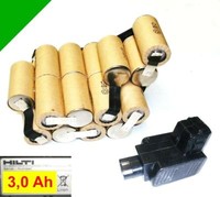Tauschpack FüR Original Hilti Akku 24 V BP72 / BP60 3 Ah Nimh Panasonic