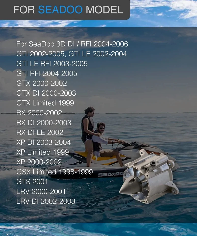 Полный комплект для восстановления струйного насоса установка для снятия рабочего колеса для SeaDoo 1998-2006 годов выпуска - Изображение 2 из 4