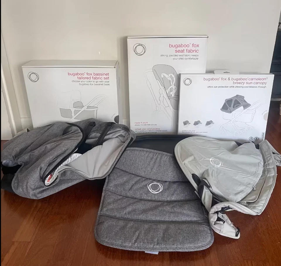 Passeggino Bugaboo Fox Grigio, come nuovo - Immagine 4 di 4