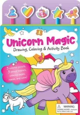 Unicorn Magic Pencil Toppers: Drawing, Coloring  Activity Book - GOOD