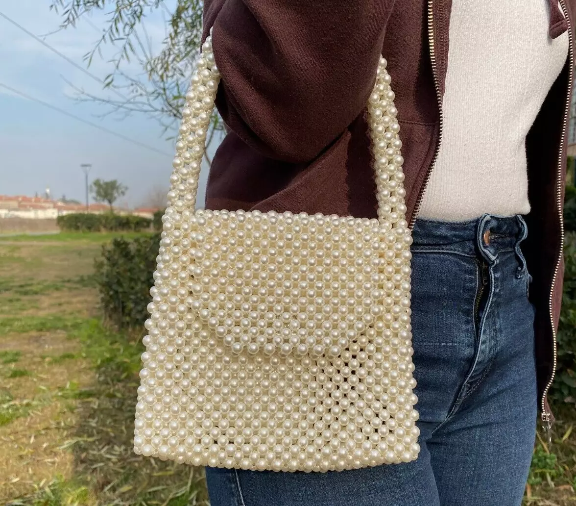 Hand Beaded Handbag