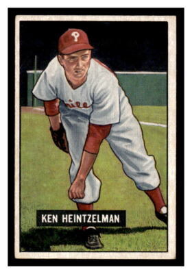 1951 Bowman Baseball #147 Ken Heintzelman      127E-01