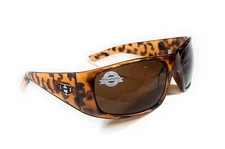 Hoven Ritz Sunglasses - Animal Tort/ Brown Polarized - 16-2662 - New