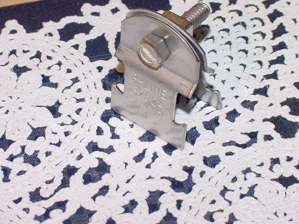 Nine (9) Eaton B-Line B2024SS  Pipe / Conduit Clamps, 3/8 Inch OD NEW!