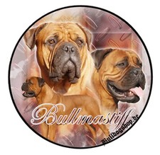 Aufkleber Motiv 2 Bullmastiff Bull Mastiff Molosser Autoaufkleber Sticker