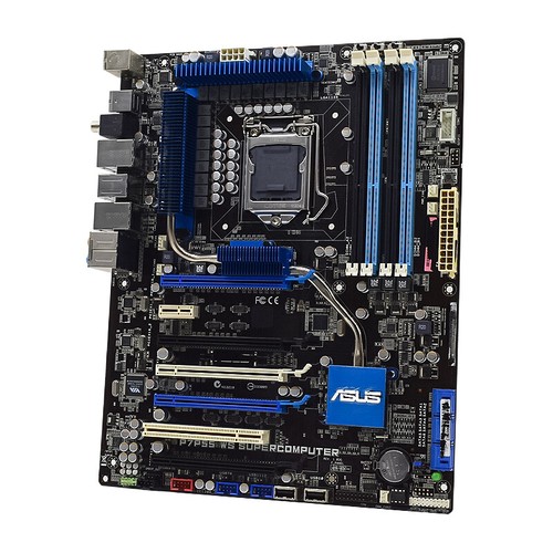 ASUS LGA1156 Motherboard ATX P7P55 WS Supercomputer Intel P55 DDR3 SATA2 SPDIF - Picture 4 of 11