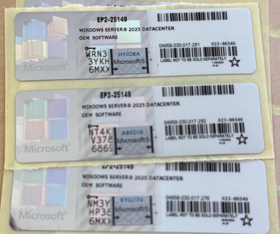 Windows Server Datacenter 2025 – 64BIT – 1PK (Mehrspr.) – Lizenzaufkleber OEM - Bild 3 von 3