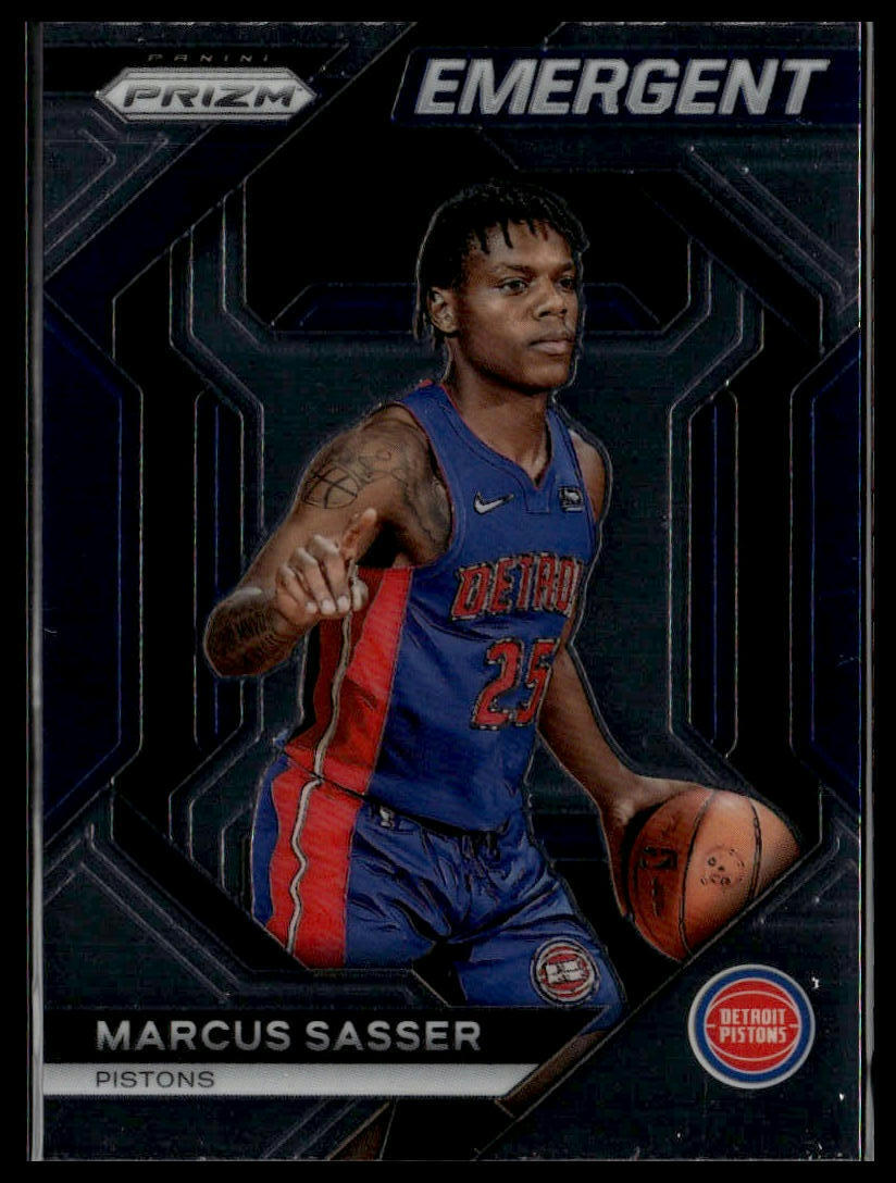 2023-24 Panini Prizm #1 Marcus Sasser Emergent RC Rookie